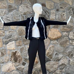 Jocelyn fur and wool sweater